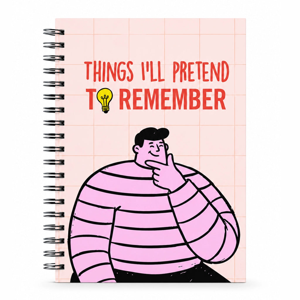 Things I Will Pretend to Remember Notebook
