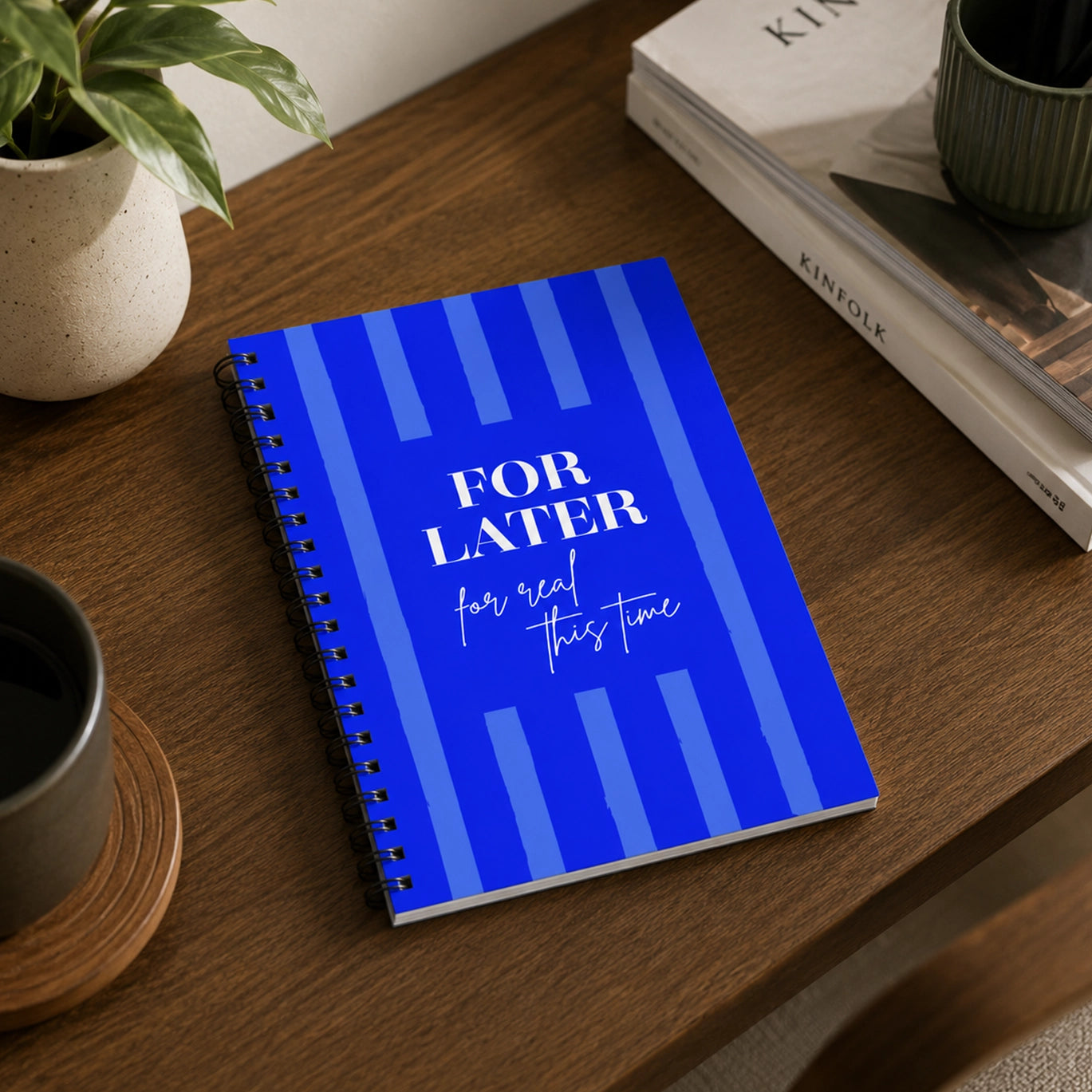 For Later. For Real. Pocket Notebook