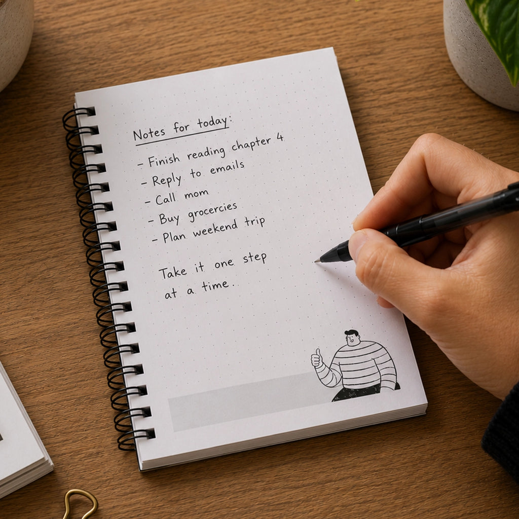 For Later. For Real. Pocket Notebook